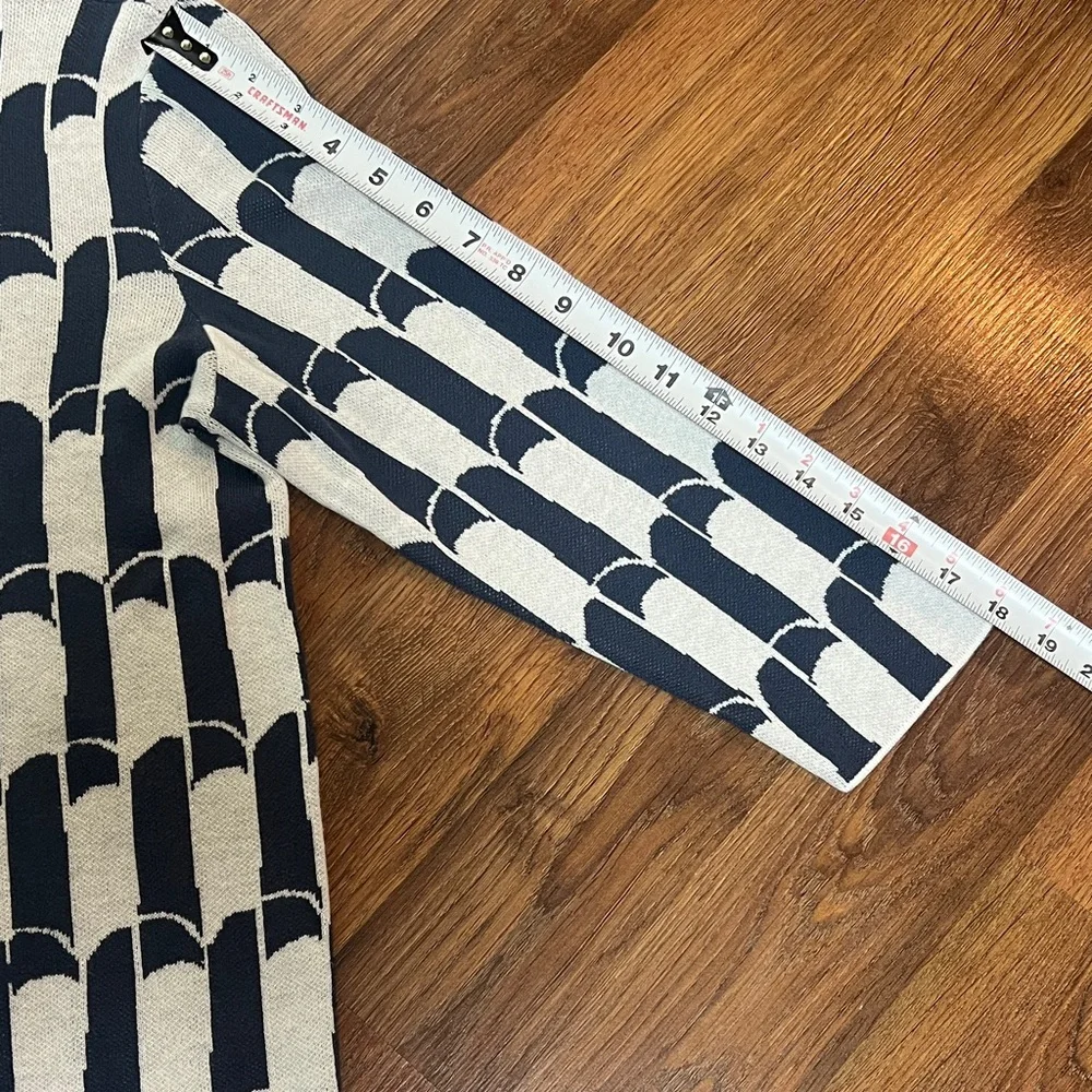 Ann Taylor Factory Navy and Cream women’s Sweater - Small - Picture 6 of 8